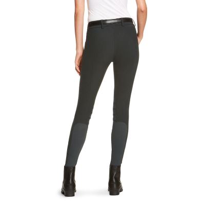 Ariat English: Heritage Elite Knee Patch Breech Leggings Mujer - Gris (BZNFK3187)